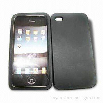 Silicone Case, Suitable for Apple's iPhone 4, Protects from Dropping, Available in Different Colors